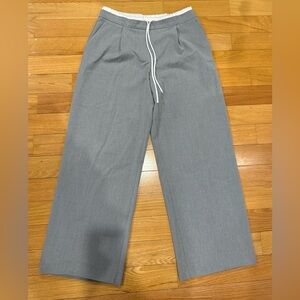 Zara Gray Wide Leg Women's Pants